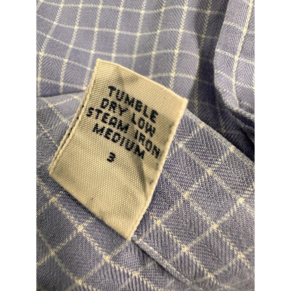 Polo Ralph Lauren Philip Dress Shirt Mens 16.5 32/33 Blue Check Non-Iron - Picture 10 of 11